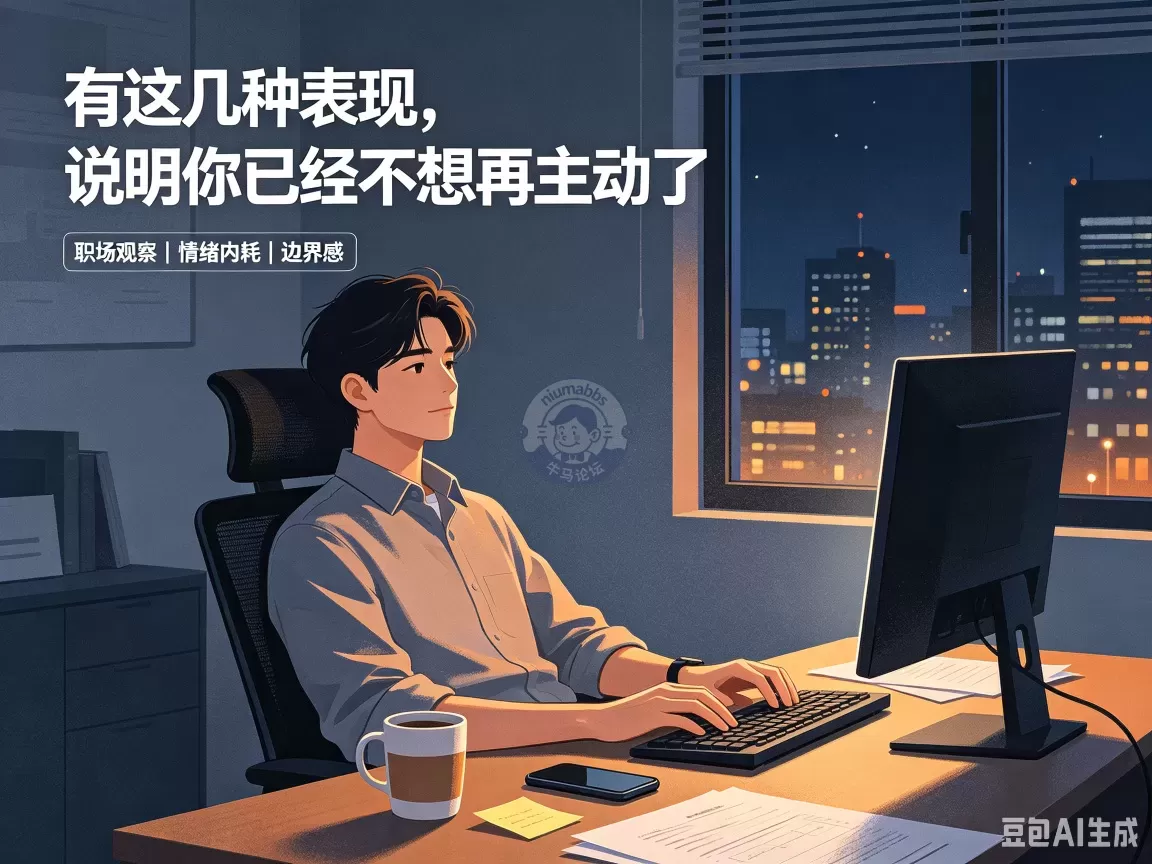 有这几种表现，说明你已经不想再主动了
