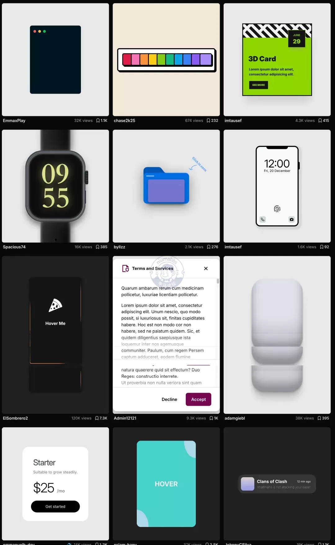 完全免费 UI 组件库！5400+ 组件开源可商用，设计师做 Loading 不用从0画了！