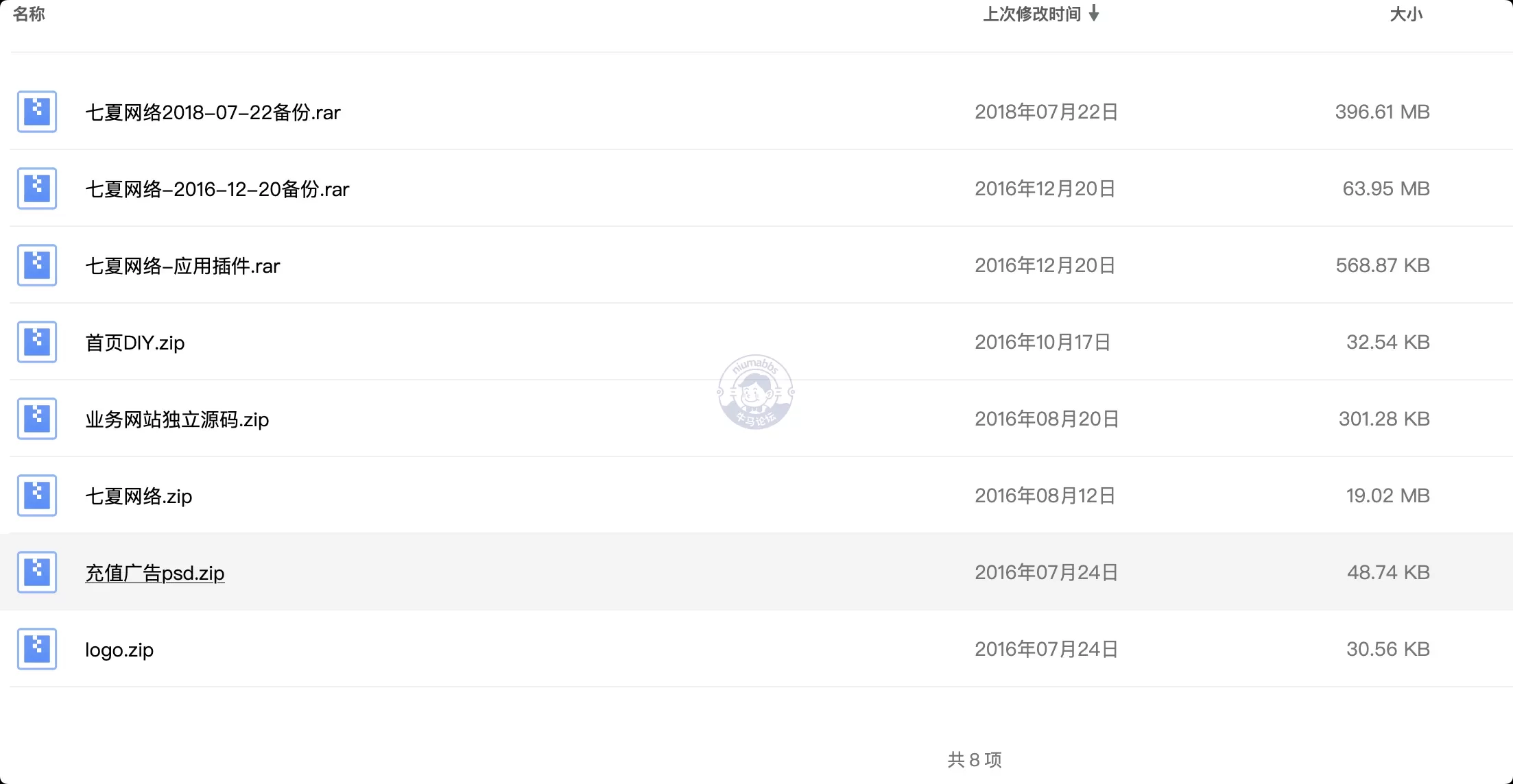 今天无意间翻到了十年前的网站备份！